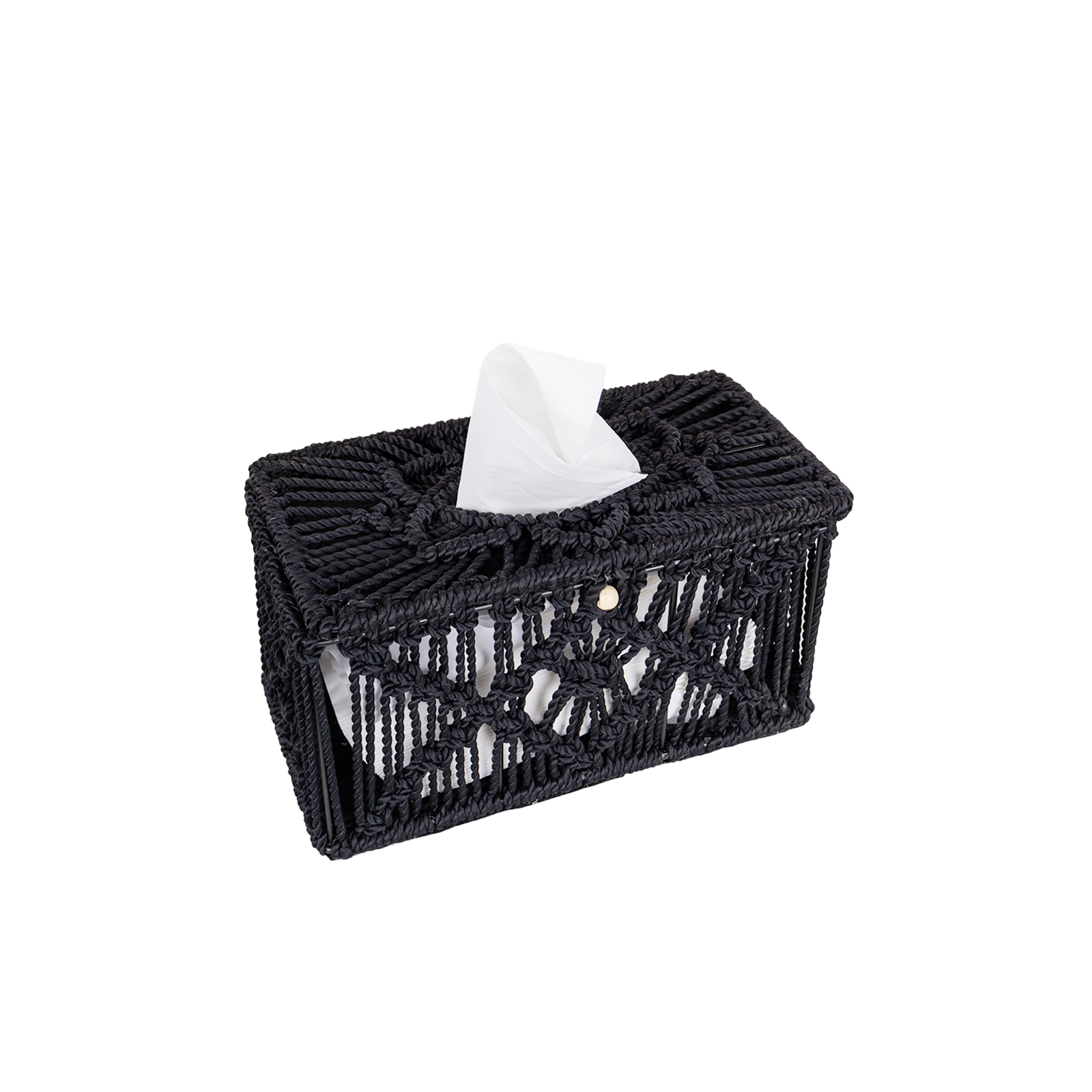 Macrame Tissue Box