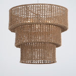 3 Tier Jute Crochet Chandelier