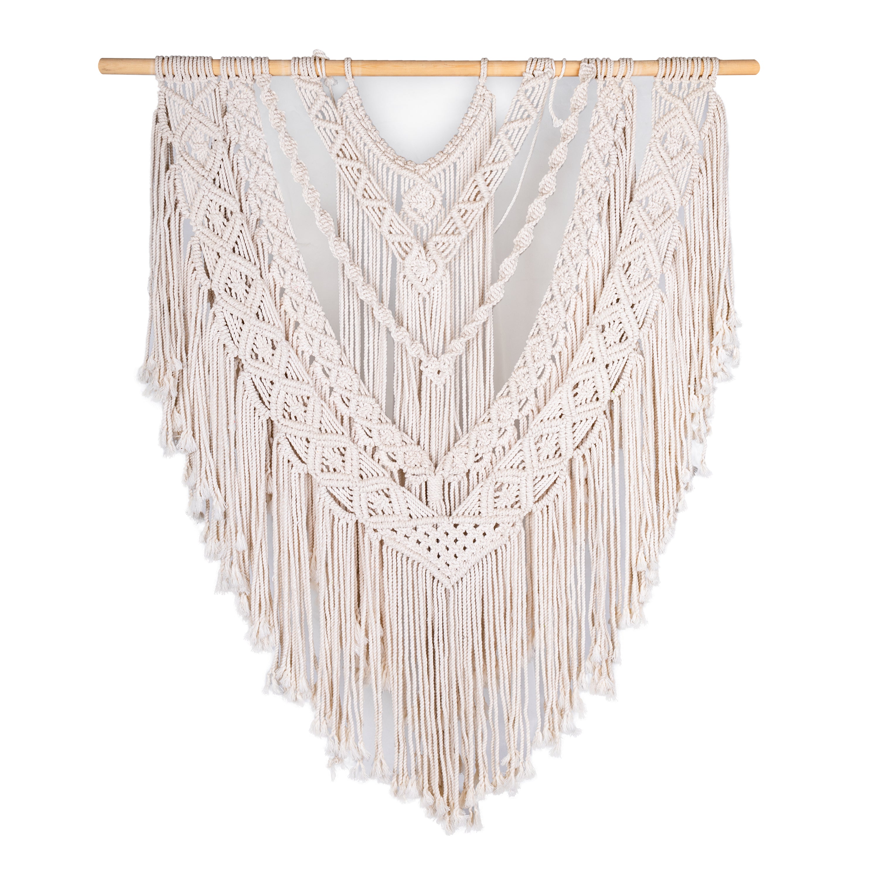 FringeWave Macrame Wall Tapestry